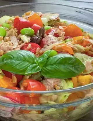 Ricetta Insalata di farro tonno e verdure di elena.bondenari