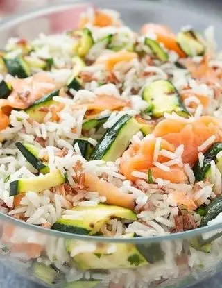 Ricetta Riso basmati con zucchine e salmone di ernestina_oliviero