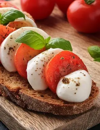 Ricetta Caprese pomodoro e mozzarella di emanuela_valenti