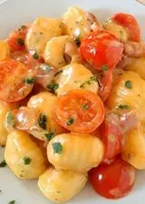 Ricetta Gnocchi con gorgonzola e pomodorini