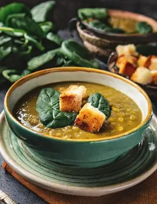 Ricetta Zuppa di lenticchie al curry con spinaci di felisiana_lavagna