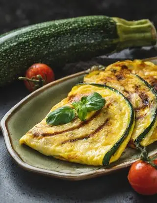 Ricetta Omelette con zucchine grigliate di eltamain