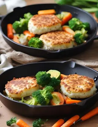 Ricetta Burger di merluzzo con broccoli e carote di heltamain