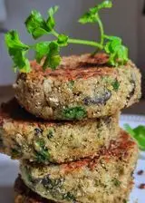 Ricetta Burger di broccoli e fagioli con crostini di pane