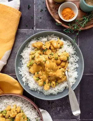 Ricetta Riso con bocconcini di soia e cavolfiore al curry di eltamain