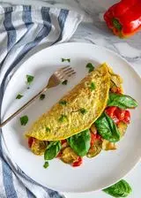 Ricetta Omelette ripiena di verdure