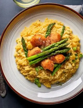 Ricetta Couscous con pollo e asparagi di heltamain