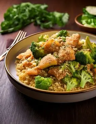 Ricetta Quinoa con pollo e broccoli di heltamain