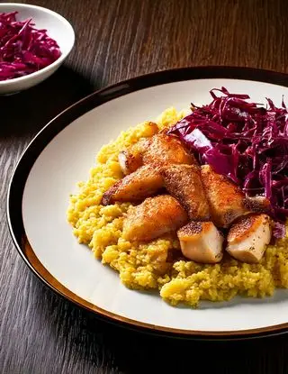 Ricetta Miglio con pollo e radicchio di heltamain