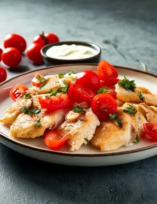 Ricetta Bocconcini di pollo con pomodorini di heltamain