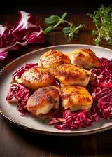 Ricetta Bocconcini di pollo con radicchio