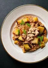 Ricetta Farro con tonno e melanzane