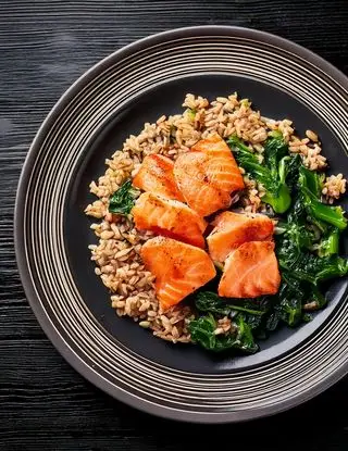 Ricetta Orzo con salmone e cicoria di heltamain