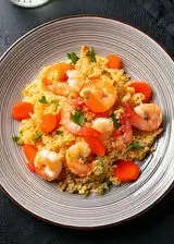 Ricetta Couscous con gamberetti e carote