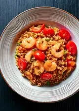 Ricetta Farro con gamberetti e pomodorini