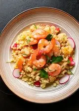 Ricetta Couscous con gamberetti e rape