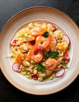 Ricetta Couscous con gamberetti e rape di heltamain