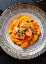 Ricetta Couscous con gamberetti e zucca