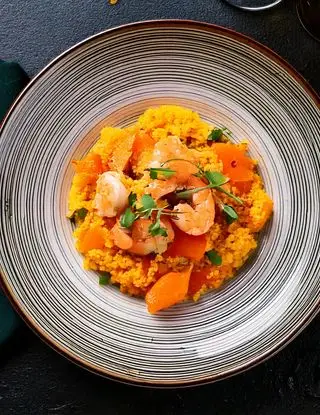 Ricetta Couscous con gamberetti e zucca di heltamain