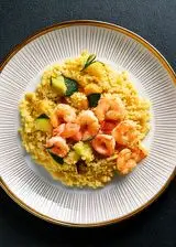 Ricetta Couscous con gamberetti e zucchine