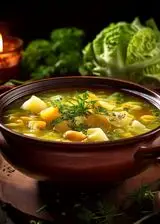 Ricetta Zuppa di fagioli con verza e patate