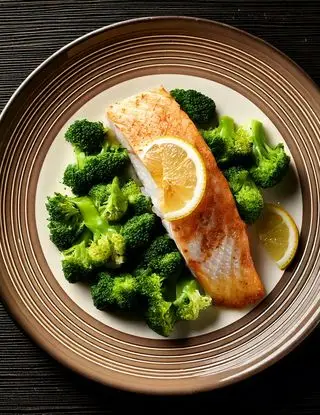 Ricetta Filetto di merluzzo con broccoli di heltamain