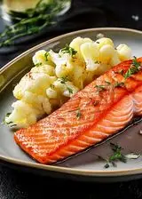 Ricetta Filetto di salmone con cavolfiore