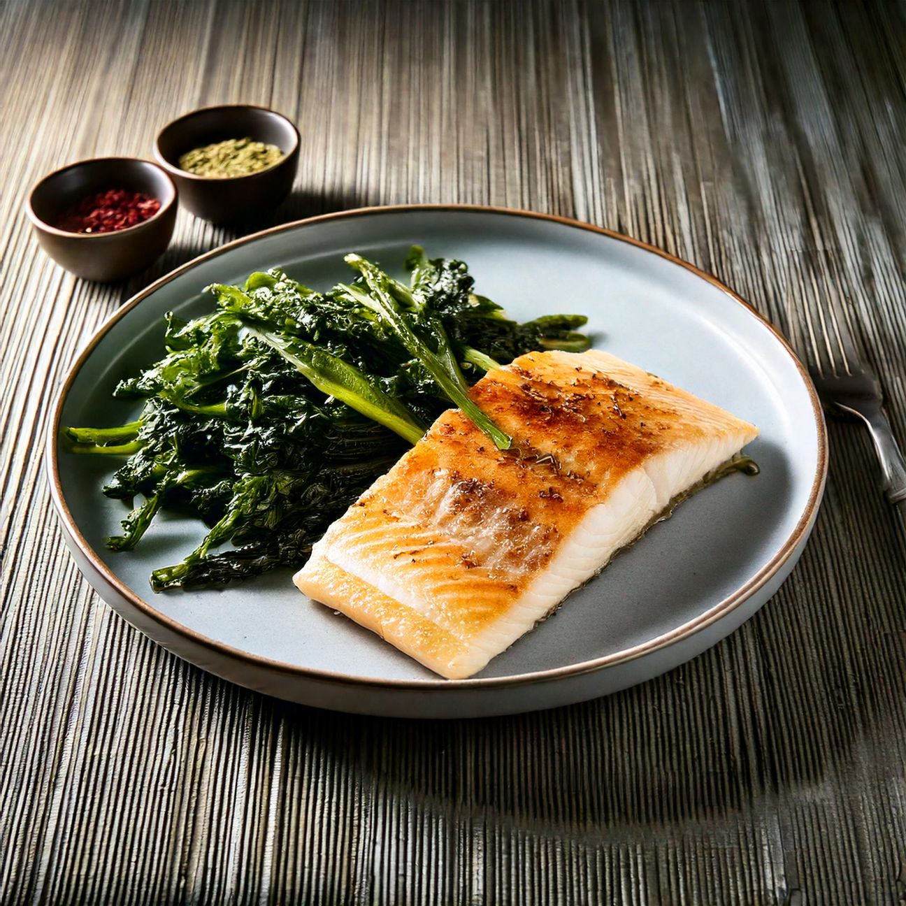 Filetto di sogliola con cavolo nero
