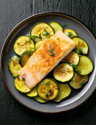 Ricetta Filetto di merluzzo con zucchine di heltamain