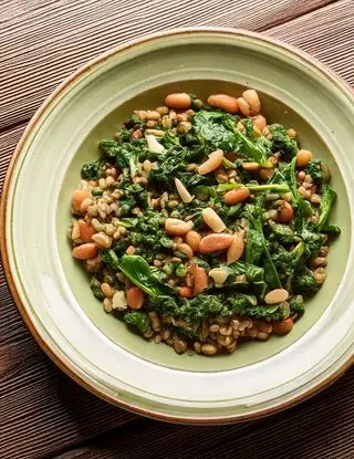 Ricetta Farro con fagioli e cavolo nero di heltamain