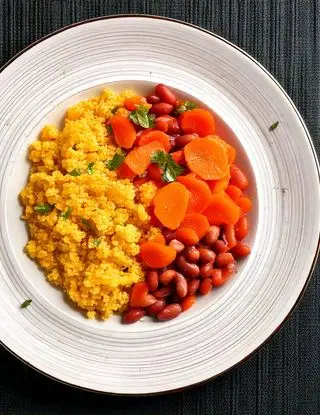 Ricetta Miglio con fagioli e carote di heltamain