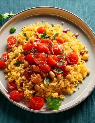 Ricetta Couscous con fagioli e pomodorini di heltamain