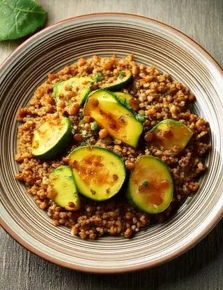 Ricetta Quinoa con lenticchie e zucchine di heltamain