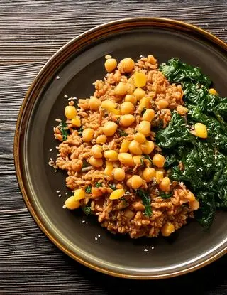 Ricetta Farro con ceci e cavolo nero di heltamain