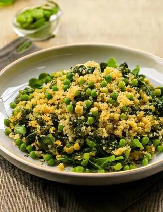 Ricetta Quinoa con piselli e spinaci di heltamain