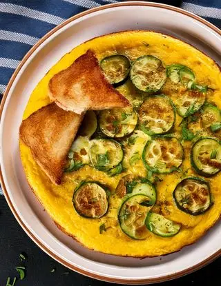 Ricetta Frittata con zucchine e pane tostato di heltamain