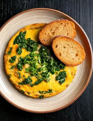 Ricetta Frittata con cavolo nero e pane croccante di heltamain