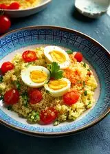 Ricetta Cous cous con uova sode e pomodorini