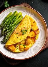 Ricetta Omelette con patate e asparagi