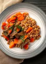 Ricetta Straccetti di vitello con farro e carote