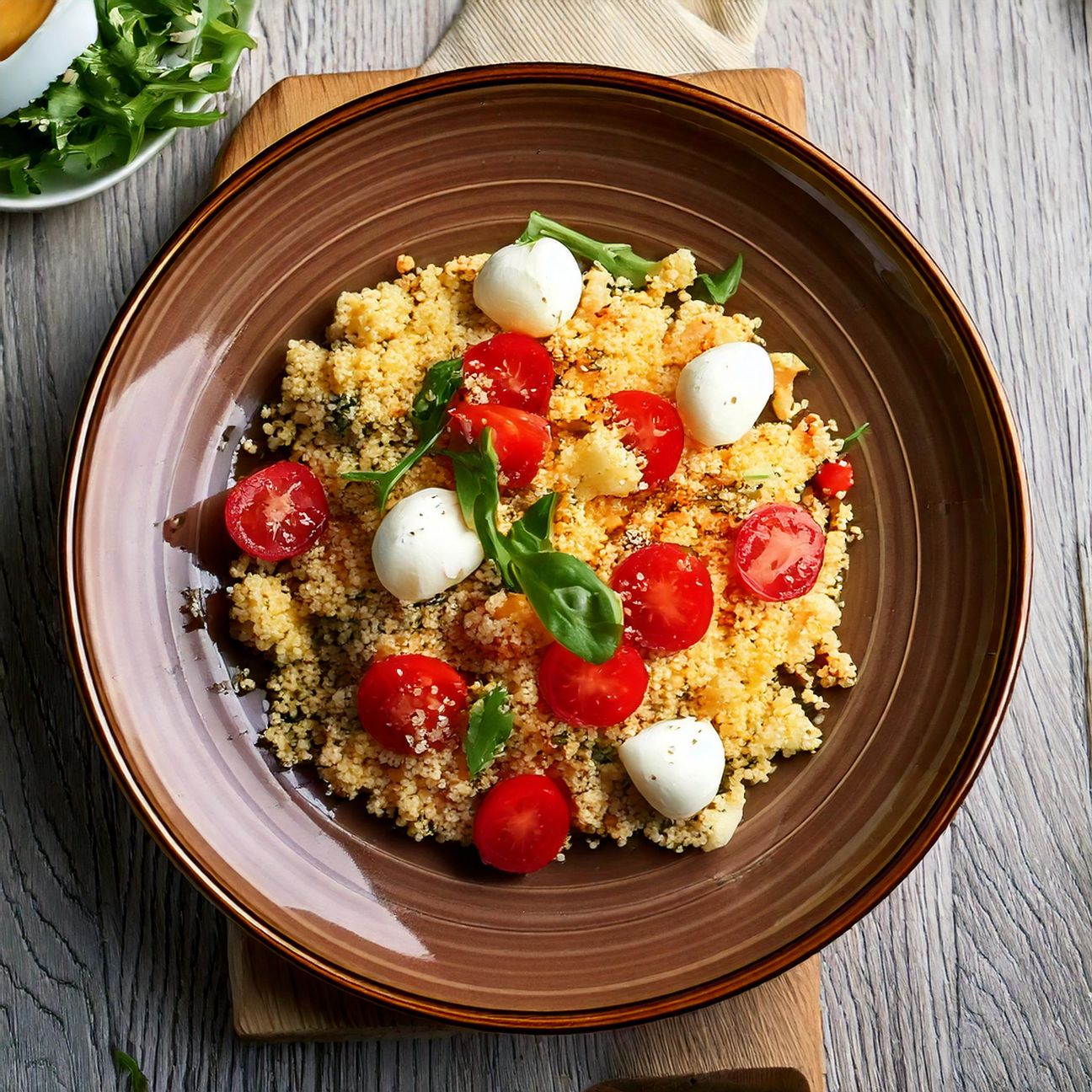 Couscous mozzarelline e pomodorini