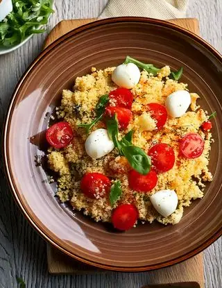 Ricetta Couscous mozzarelline e pomodorini di heltamain