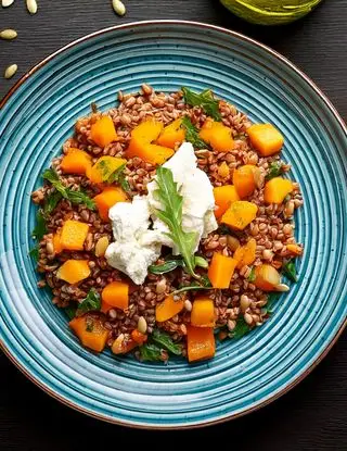 Ricetta Insalata di farro con ricotta e zucca di heltamain