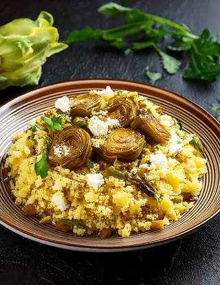 Ricetta Couscous con ricotta e carciofi di heltamain