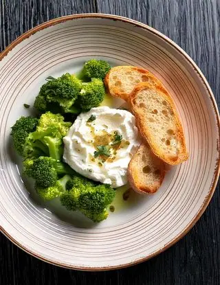 Ricetta Ricotta con broccoli e pane croccante di heltamain