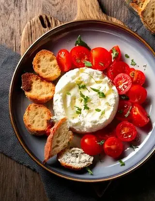 Ricetta Ricotta con pomodorini e pane croccante di heltamain