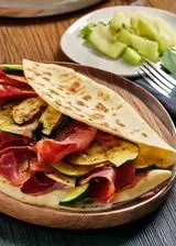 Ricetta Piadina con bresaola e zucchine grigliate