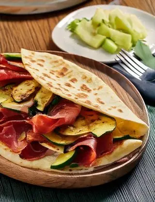 Ricetta Piadina con bresaola e zucchine grigliate di heltamain