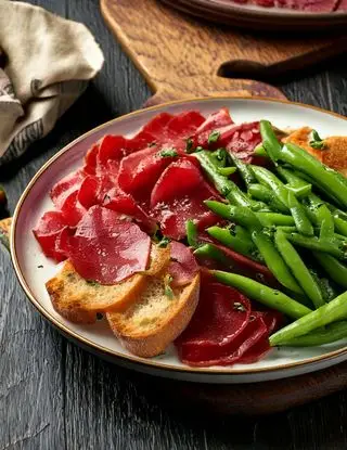 Ricetta Bresaola con fagiolini e pane di heltamain