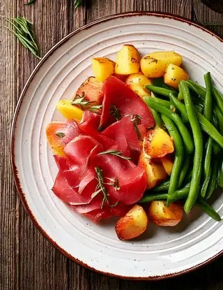 Ricetta Bresaola con fagiolini e patate di heltamain